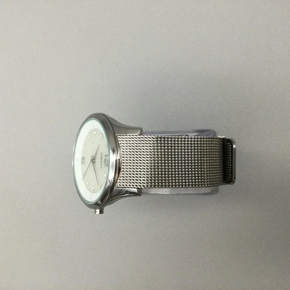 DKNY Womens Watch 37mm MOP Dial Silver Tone Steel Mesh NY-8716 New Battery